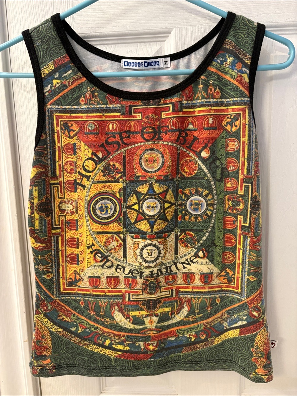 House of Blues Boho Vintage  Printed Tank Top
